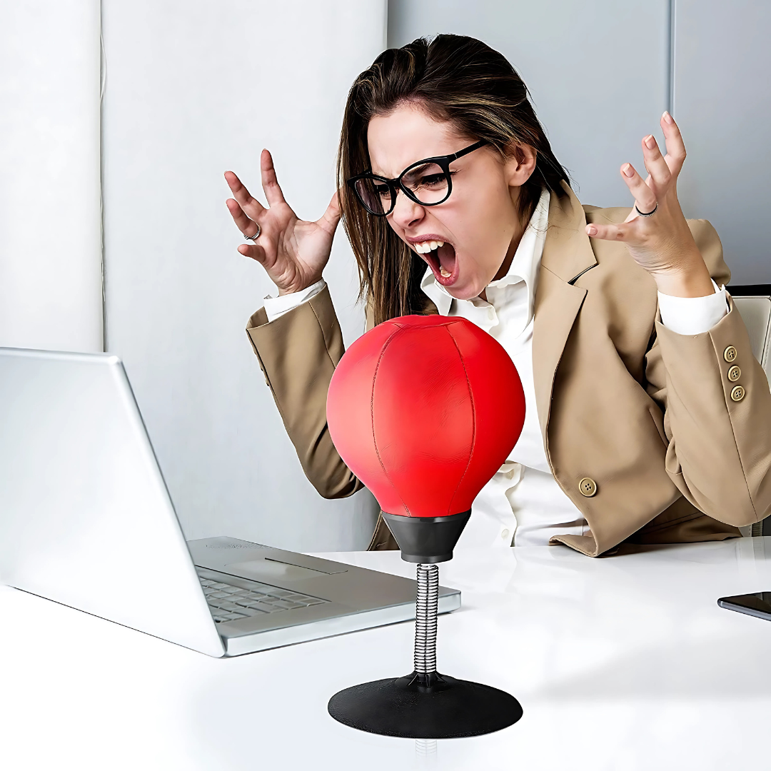 Premium Desktop Punching Bag for Stress Relief & Wellness I Half Price Clearance Sale