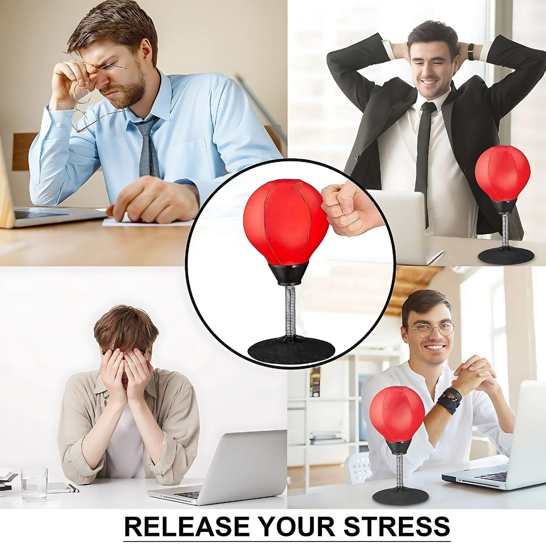 Premium Desktop Punching Bag for Stress Relief & Wellness I Half Price Clearance Sale