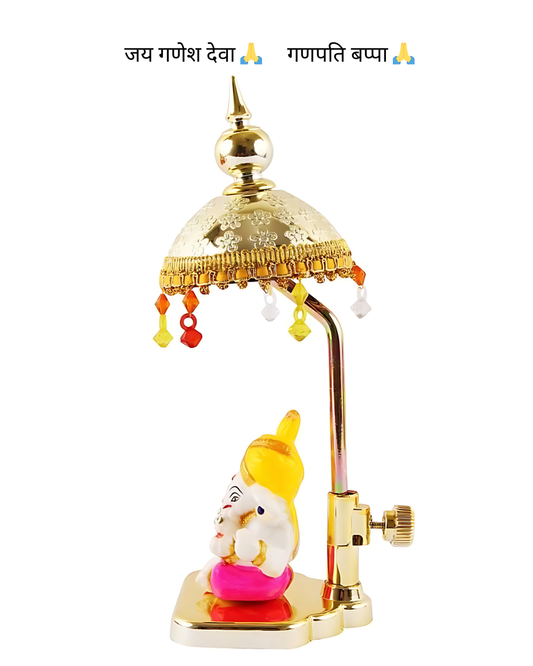 Exquisite Marble Lord Ganeshs with Umbrella - Diwali Special - Get 2 For The Price Of 1 🙏