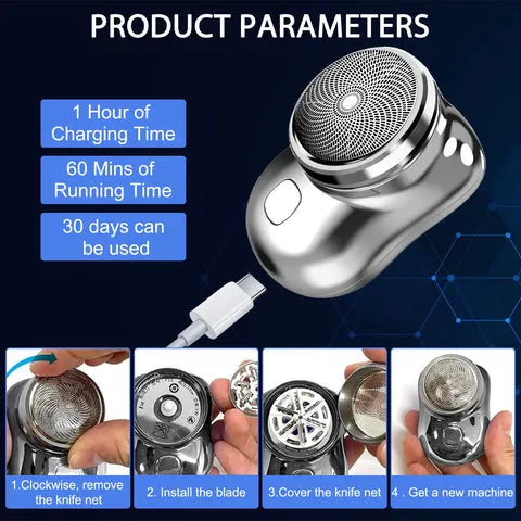 Rechargeable Portable Shaver For Him & Her